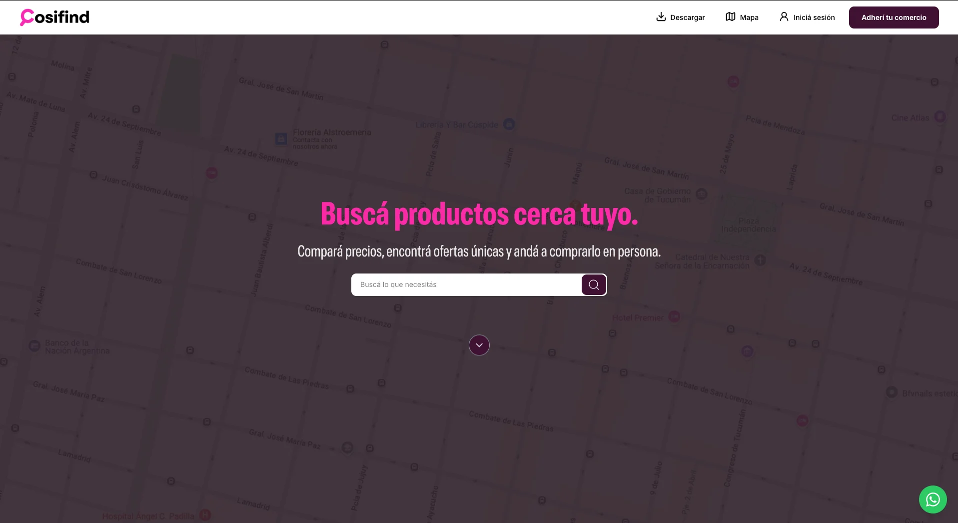 Cosifind website