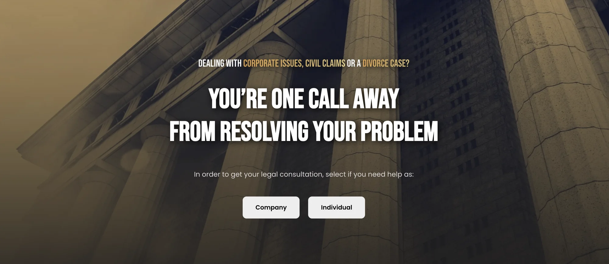 Mio Law Firm website